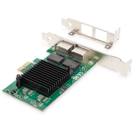 DIGITUS DN-1013-2 - network adapter - PCIe - Gigabit Ethernet - 1