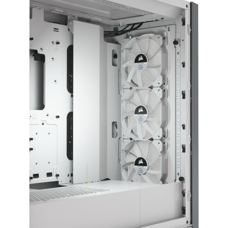 Corsair ATX PC Smart Case 5000X RGB Side window, White, Mid-Tower, Power supply included No