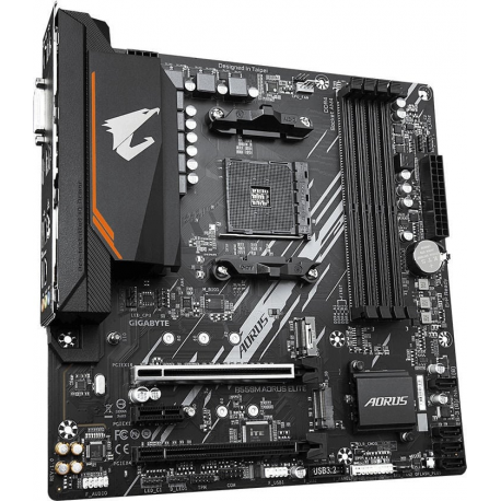 Gigabyte B550M AORUS ELITE - 1.0 - motherboard - micro ATX - Socket AM4 - AMD B550 Chipset - USB 3.2 Gen 1 - Gigabit LAN - onboard graphics (CPU required) - HD Audio (8-channel) - 1