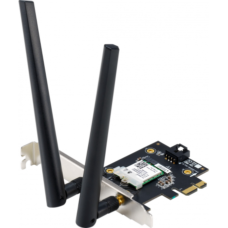 ASUS PCE-AXE5400 - Network adapter - PCIe low profile - Bluetooth 5.2, 802.11ax (Wi-Fi 6E) - 0