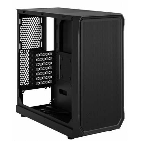Fractal Design Focus 2 RGB - Tower - ATX - windowed side panel (tempered glass) - no power supply (ATX) - black TG clear tint - USB/Audio - 2