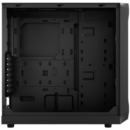 Fractal Design Focus 2 RGB - Tower - ATX - windowed side panel (tempered glass) - no power supply (ATX) - black TG clear tint - USB/Audio - 9