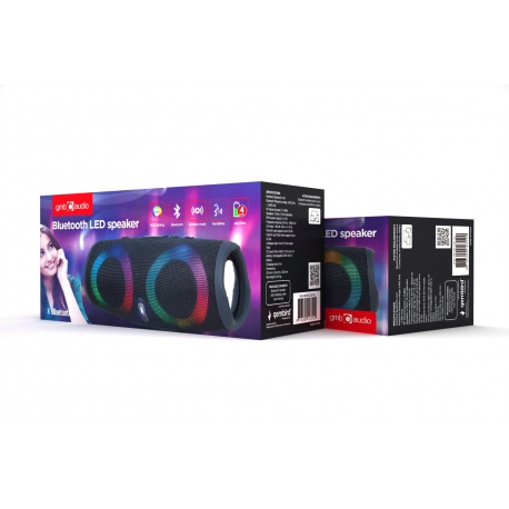 GMB Audio SPK-BT-LED-02 - Speaker - for portable use - wireless - Bluetooth - 4