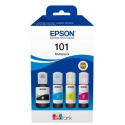 Epson 101 Multipack - 4-pack - black, yellow, cyan, magenta - original - ink tank - for Epson L4160, L4260, L4266, L6190, L6260, L6270, L6276, L6290; EcoTank L14150, L4260, L6270
