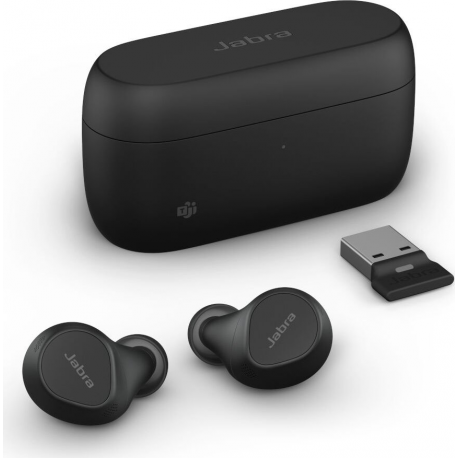 Jabra Evolve2 Buds MS - true wireless earphones with mic - USB-A via Bluetooth adapter - 1