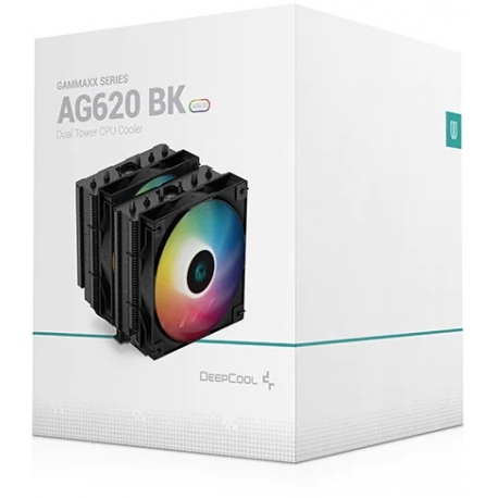 Deepcool AG400 BK ARGB CPU Cooler, Black