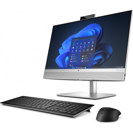 HP EliteOne 840 G9 AIO - i5-12500, 16GB, 512GB SSD, 23.8 FHD Touch AG, FPR, Height Adjustable, USB Mouse, Win 11 Pro Downgrade, 