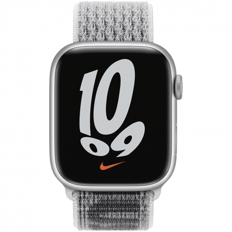 45mm Summit White/Black Nike Sport Loop