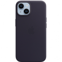 Apple - Back cover for mobile phone - MagSafe compatibility - leather - ink - for iPhone 14