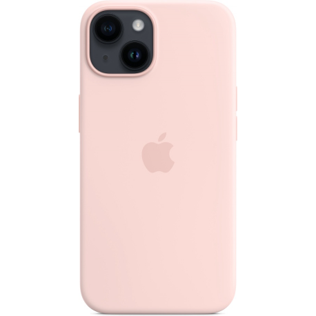 Apple - Back cover for mobile phone - MagSafe compatibility - silicone - chalk pink - for iPhone 14 - 2