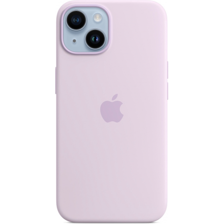 Apple - Back cover for mobile phone - MagSafe compatibility - silicone - lilac - for iPhone 14 - 0