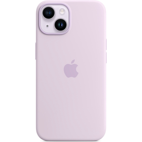 Apple - Back cover for mobile phone - MagSafe compatibility - silicone - lilac - for iPhone 14 - 1