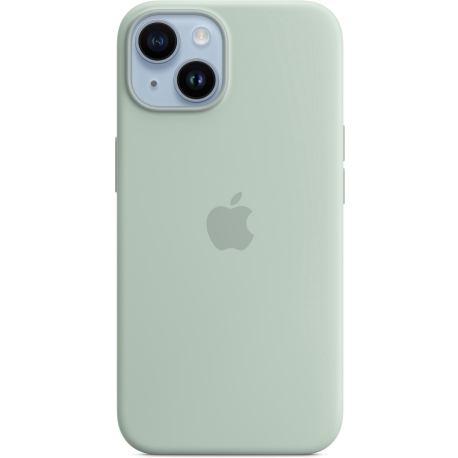 Apple - Back cover for mobile phone - MagSafe compatibility - silicone - succulent - for iPhone 14 - 0