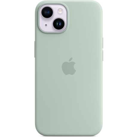 Apple - Back cover for mobile phone - MagSafe compatibility - silicone - succulent - for iPhone 14 - 1