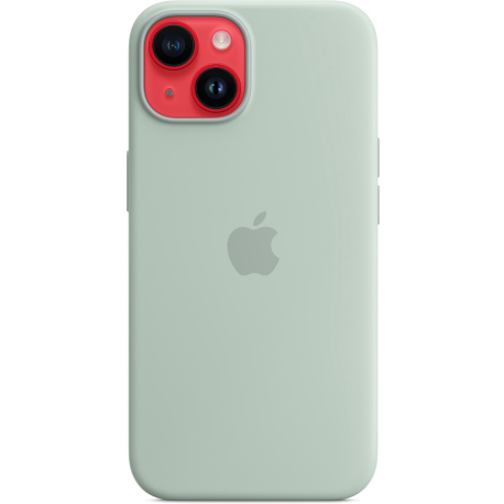 Apple - Back cover for mobile phone - MagSafe compatibility - silicone - succulent - for iPhone 14 - 4