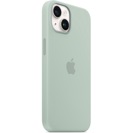 Apple - Back cover for mobile phone - MagSafe compatibility - silicone - succulent - for iPhone 14 - 5