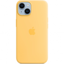 Apple - Back cover for mobile phone - MagSafe compatibility - silicone - sunglow - for iPhone 14