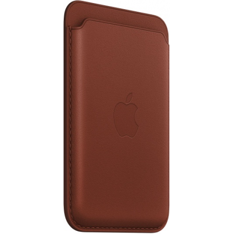 iPhone Leather Wallet with MagSafe - Umber