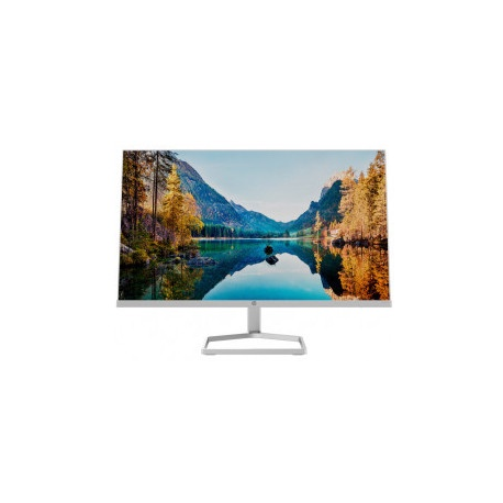 HP M24fw - LED monitor - 24" (23.8" viewable) - 1920 x 1080 Full HD (1080p) @ 75 Hz - IPS - 300 cd / m² - 1000:1 - 5 ms - HDMI, VGA - ceramic white, silver (stand) - for Victus by HP Laptop 16; Laptop 15, 15s, 17; Pavilion Plus Laptop 14 - 0