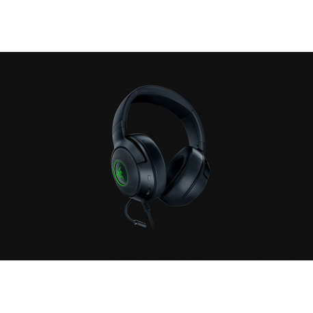 Razer Kraken V3 X - Headset - full size - wired - USB-A - 4