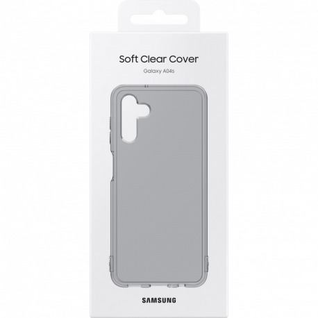 Samsung Clear Cover EF-QA047 - Back cover for mobile phone - thermoplastic polyurethane (TPU) - black - for Galaxy A04s - 0