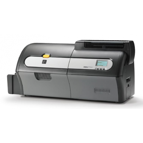 Zebra ZXP Series 7 - Plastic card printer - colour - dye sublimation / thermal transfer - CR-80 Card (85.6 x 54 mm) - 300 dpi - up to 1355 cards / hour (mono) / up to 300 cards / hour (colour) - capacity: 200 cards - USB 2.0, LAN - 1