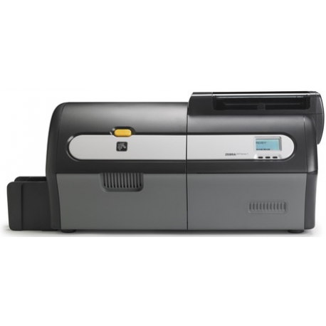 Zebra ZXP Series 7 - Plastic card printer - colour - dye sublimation / thermal transfer - CR-80 Card (85.6 x 54 mm) - 300 dpi - up to 1355 cards / hour (mono) / up to 300 cards / hour (colour) - capacity: 200 cards - USB 2.0, LAN - 2