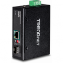 TRENDnet TI-UF11SFP - Fibre media converter - GigE - 10Base-T, 100Base-TX, 1000Base-T - RJ-45 / SFP (mini-GBIC) - up to 40 km