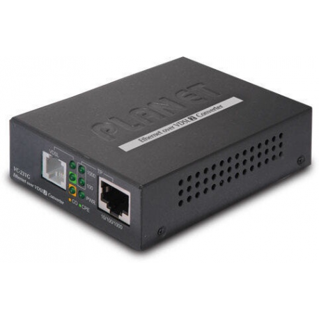 PLANET VC-231G - Media converter - GigE, Ethernet over VDSL2 - 10Base-T, 100Base-TX, 1000Base-T - RJ-45 / RJ-11 - up to 1.4 km - 0