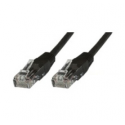 MicroConnect - Network cable - RJ-45 (M) to RJ-45 (M) - 40 cm - UTP - CAT 6 - halogen-free, stranded - black