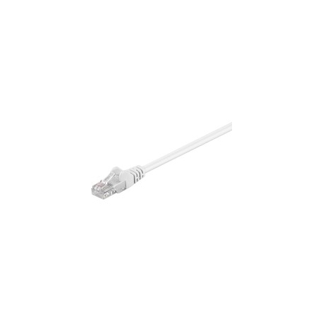 MicroConnect - Network cable - RJ-45 (M) to RJ-45 (M) - 25 cm - UTP - CAT 5e - stranded - white - 0
