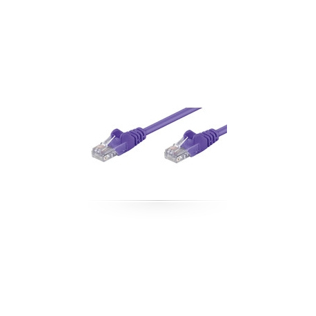 MicroConnect - Network cable - RJ-45 (M) to RJ-45 (M) - 5 m - UTP - CAT 5e - purple - 0