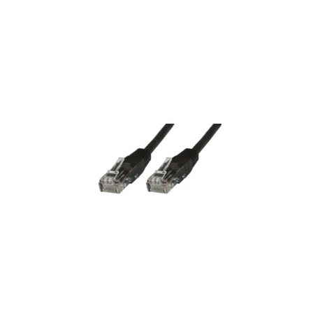 MicroConnect - Network cable - RJ-45 (M) to RJ-45 (M) - 5 m - UTP - CAT 6 - molded, stranded - black (pack of 10) - 0