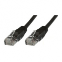 MicroConnect - Network cable - RJ-45 (M) to RJ-45 (M) - 5 m - UTP - CAT 6 - molded, stranded - black (pack of 10)