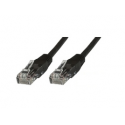 MicroConnect - Network cable - RJ-45 (M) to RJ-45 (M) - 3 m - UTP - CAT 5e - stranded - black (pack of 10)