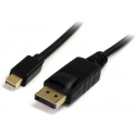 MicroConnect - DisplayPort cable - DisplayPort (M) latched to Mini DisplayPort (M) latched - DisplayPort 1.4 - 50 cm - 8K60Hz (7680 x 4320) support - black