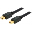 MicroConnect - DisplayPort cable - Mini DisplayPort (M) latched to Mini DisplayPort (M) latched - DisplayPort 1.4 - 2 m - 8K60Hz (7680 x 4320) support - black