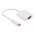 MicroConnect - External video adapter - USB-C 3.1 - VGA - white