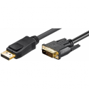 MicroConnect - DisplayPort cable - dual link - DisplayPort (M) to DVI-D (M) - 1 m