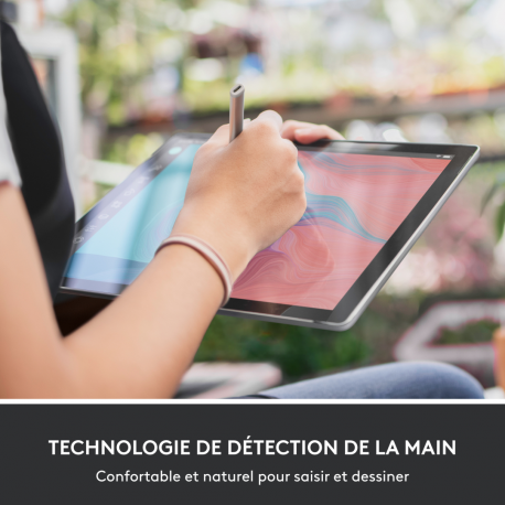 Logitech Crayon - Digital pen - wireless - grey - 14