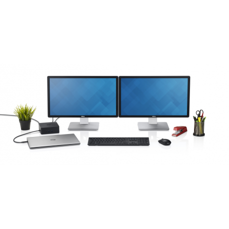 Dell Thunderbolt Dock TB16 - Docking station - Thunderbolt - VGA, HDMI, DP, Mini DP, Thunderbolt - GigE - 180 Watt - Denmark - for Alienware 15 R3; Latitude 5175 2-in-1, 5480, 5580, 72XX, 73XX, 7480; XPS 12 9250, 13 93XX - 5