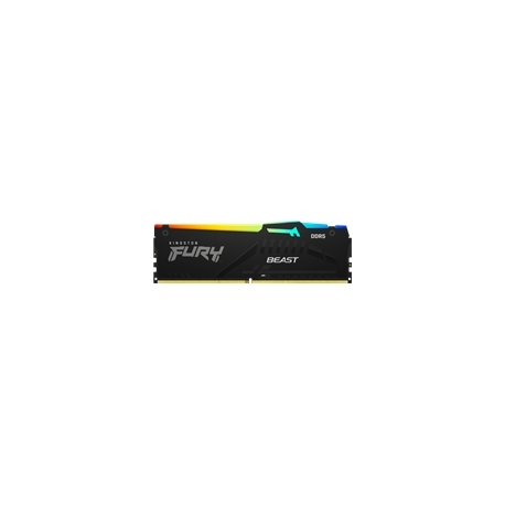 Kingston FURY Beast RGB - DDR5 - kit - 32 GB: 2 x 16 GB - DIMM 288-pin - 5600 MHz  /  PC5-44800 - CL36 - 1.25 V - unbuffered - on-die ECC - 0