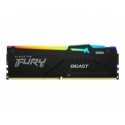 Kingston FURY Beast RGB - DDR5 - kit - 32 GB: 2 x 16 GB - DIMM 288-pin - 5600 MHz  /  PC5-44800 - CL36 - 1.25 V - unbuffered - on-die ECC