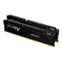 Kingston FURY Beast - DDR5 - kit - 32 GB: 2 x 16 GB - DIMM 288-pin - 5600 MHz  /  PC5-44800 - CL36 - 1.25 V - unbuffered - on-die ECC - black