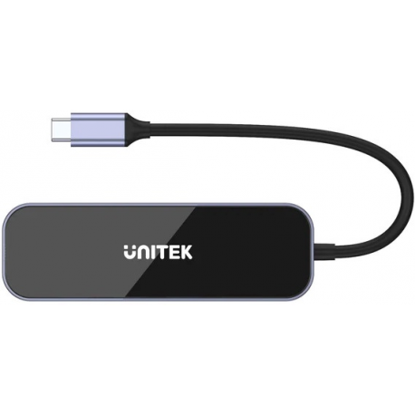 Unitek uHUB H6 D1084A - docking station - USB-C - HDMI - 1GbE - 2