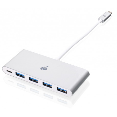 IOGEAR GUH3C4PD USB-C - Hub - 4 x SuperSpeed USB 3.0 - desktop - 0