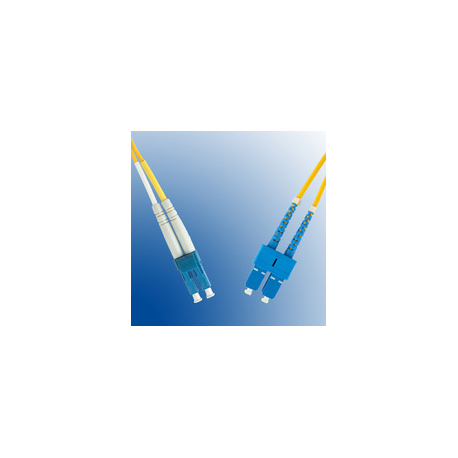 MicroConnect - Network cable - LC/UPC single-mode (M) to SC/UPC single-mode (M) - 2 m - fibre optic - 9 / 125 micron - OS1 - yellow - 0