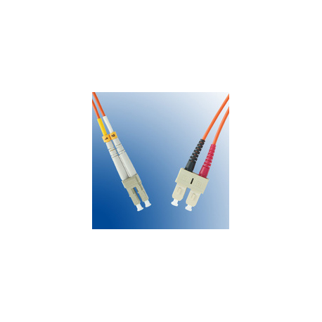 MicroConnect - Network cable - LC/UPC multi-mode (M) to SC/UPC multi-mode (M) - 2 m - fibre optic - 62.5 / 125 micron - OM1 - 0