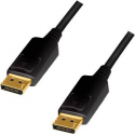 LogiLink - DisplayPort cable - DisplayPort (M) to DisplayPort (M) - DisplayPort 1.2 - 5 m - 4K60Hz support - black
