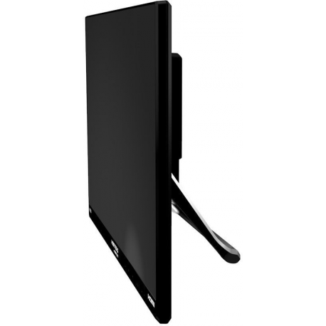 HANNS.G HT161HNB - HT Series - LED monitor - 15.6" - touchscreen - 1366 x 768 @ 60 Hz - 220 cd / m² - 500:1 - 12 ms - HDMI, VGA - headphone - 2